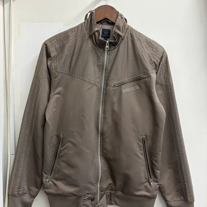 [BUNJANG] Adidas Vintage Nylon Driving Biker Jacket / N128. 아디다스 빈티지 나일론 드라이빙 바이커맛 자켓