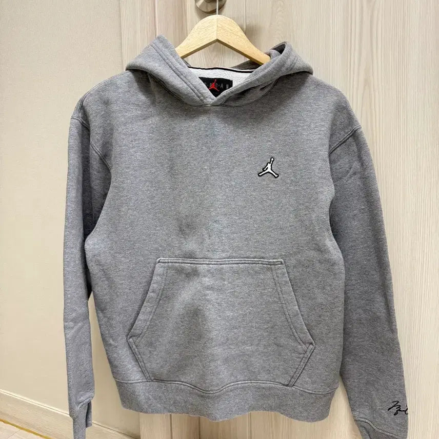 [BUNJANG] Nike Jordan Gray Hoodie / 나이키 조던 그레이 후드티