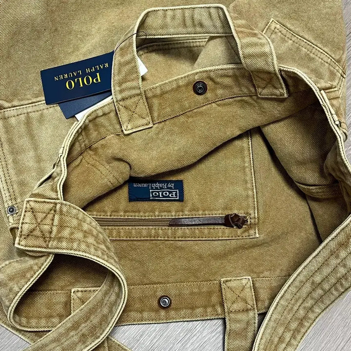 [BUNJANG] Polo Ralph Lauren Country Canvas Wash Tote Bag / (국내미발매,새상품) 폴로 랄프로렌 컨츄리 캔버스 워시 토트백