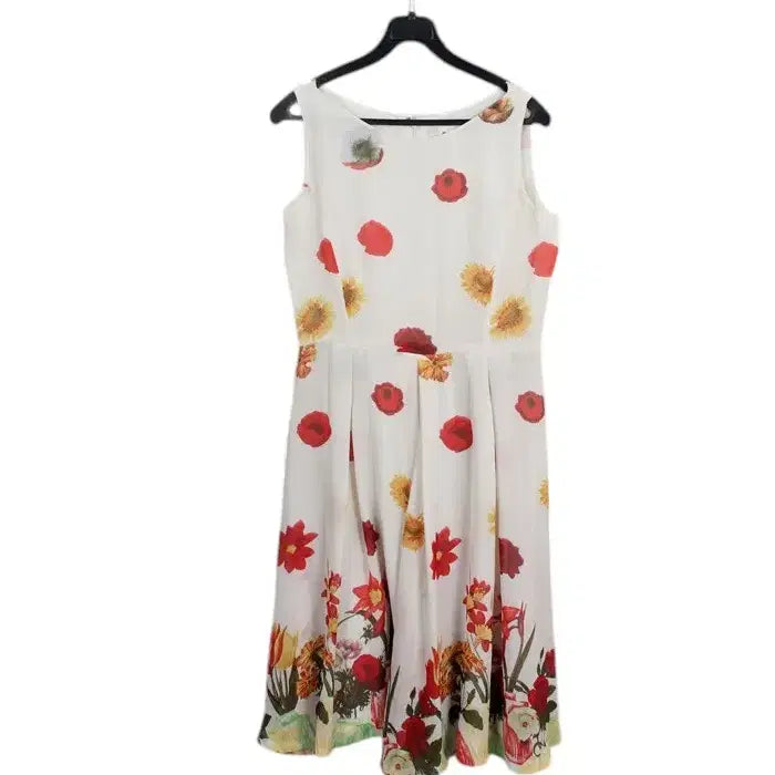 [BUNJANG] Miss Onward Watercolor Sleeveless Dress / 여성55 / 미스온와드 수입 민소매 수채화원피스WT 12-9