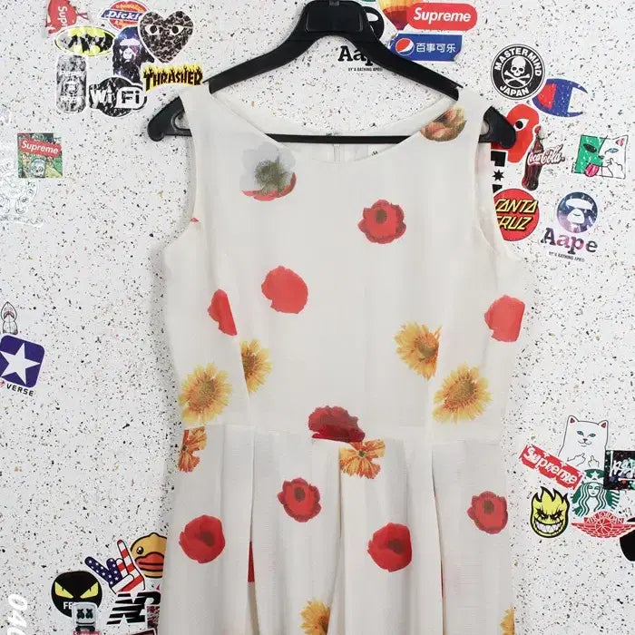 [BUNJANG] Miss Onward Watercolor Sleeveless Dress / 여성55 / 미스온와드 수입 민소매 수채화원피스WT 12-9