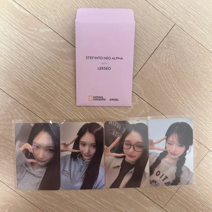 [BUNJANG] National Geographic IVE Iseo Photocard Set / 네셔널 내셔널 지오그래픽 아이브 이서 포토카드 포카 4장 구성