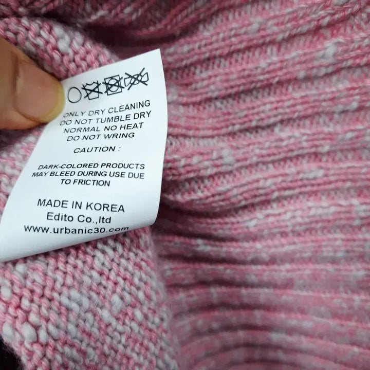 [BUNJANG] Urbanic30 Lyon Knit Melange Pink Women&