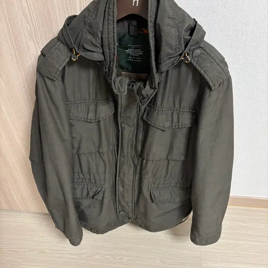 [BUNJANG] Beanpole Hooded Field Jacket / 빈폴 후드 야상 자켓