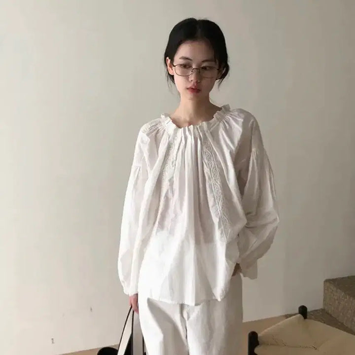 [SOLD OUT] (1회착용) 메이비베이비 Lissana blouse 블라우스