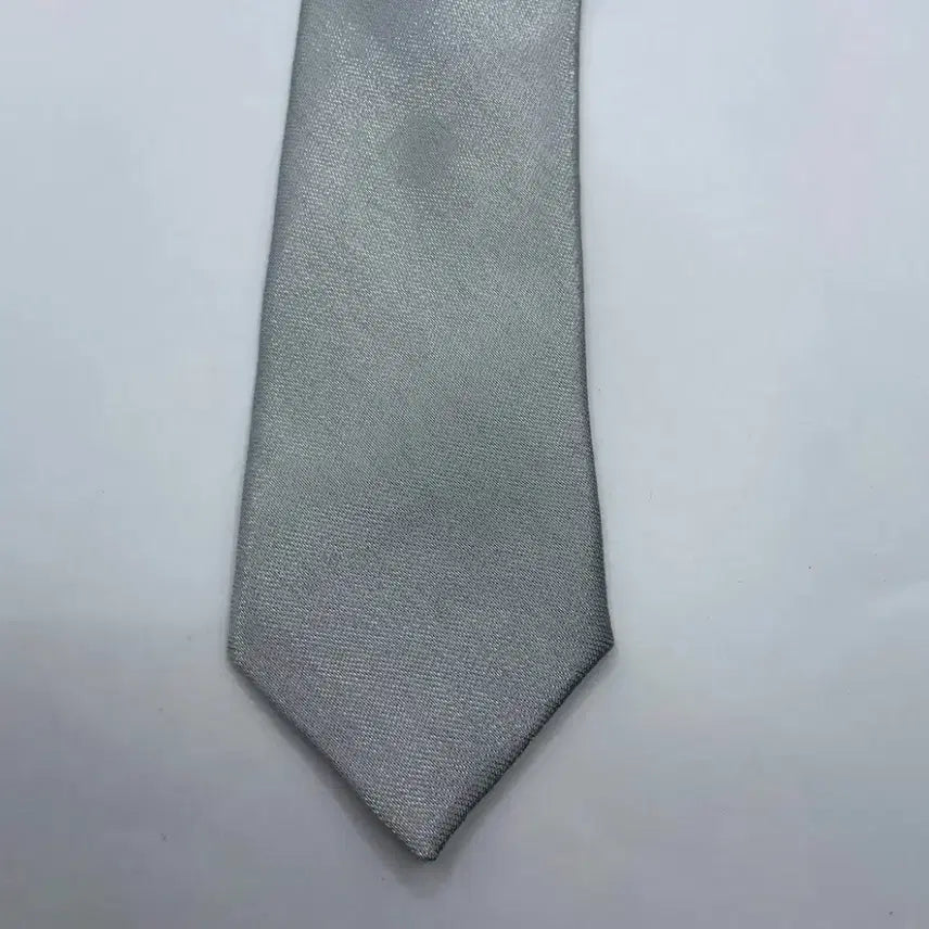 [BUNJANG] Solid Homme Silk Tie Silver / 솔리드옴므 실크 넥타이 실버