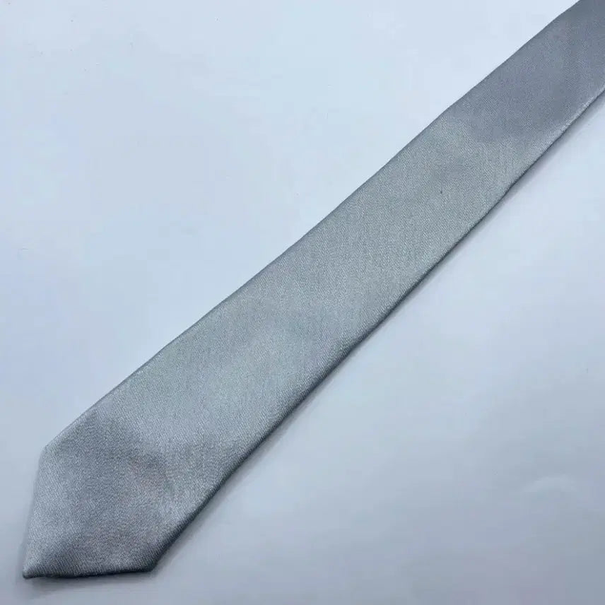[BUNJANG] Solid Homme Silk Tie Silver / 솔리드옴므 실크 넥타이 실버