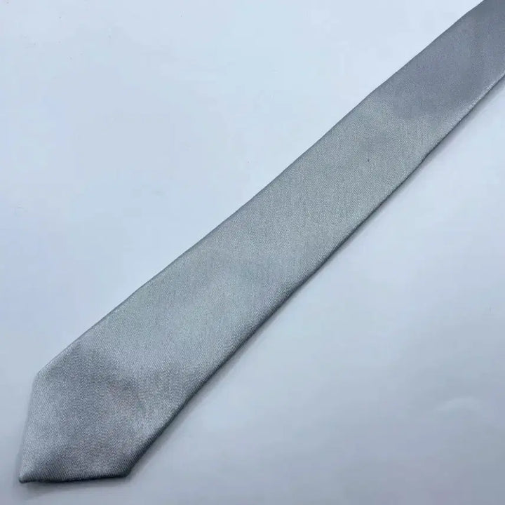 [BUNJANG] Solid Homme Silk Tie Silver / 솔리드옴므 실크 넥타이 실버