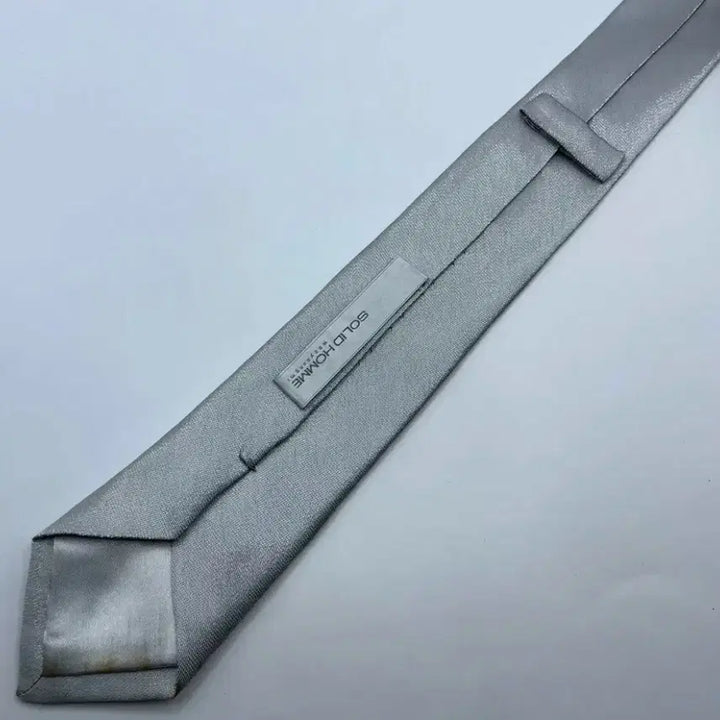 [BUNJANG] Solid Homme Silk Tie Silver / 솔리드옴므 실크 넥타이 실버