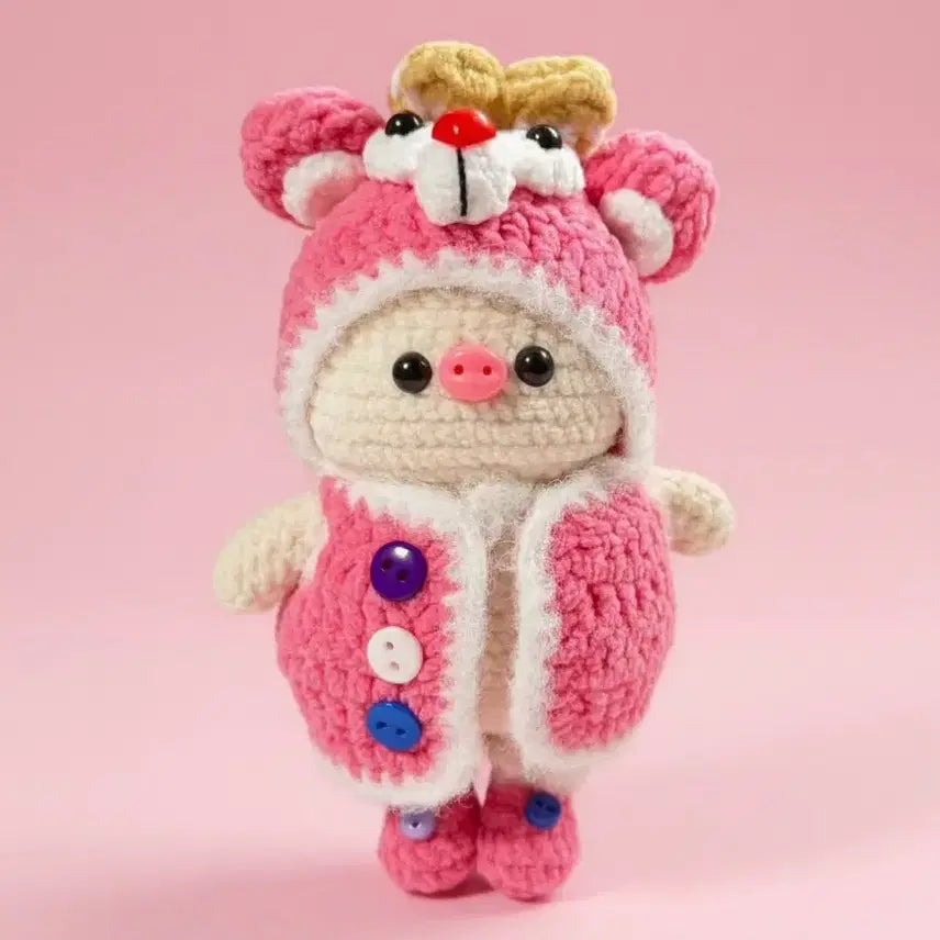 [SOLD OUT] 코코 꾸임 | 소장가치 200%! 자석으로 톡! 핑크 크라운 루루돼지 피