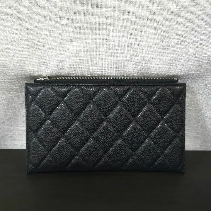 [SOLD OUT] 샤넬 정품 클래식 캐비어 스몰 클러치 백 미니 파우치 카드 지갑