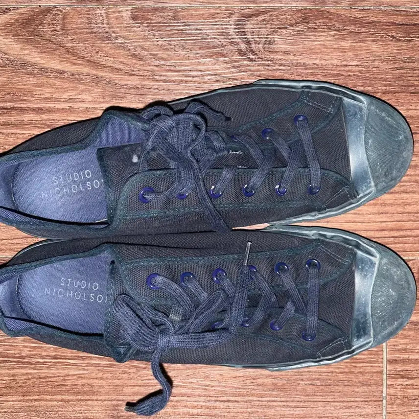 [BUNJANG] Moonstar x Studio Nicholson Navy Sneakers / 문스타 x 스튜디오니콜슨 네이비