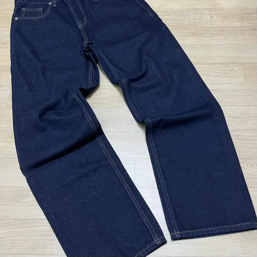 [BUNJANG] Musinsa Standard Denim Pants (Dark Indigo) - Men&