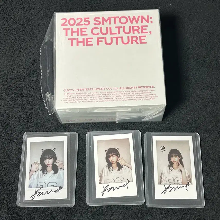 [BUNJANG] aespa Karina SM Town MP3 Polaroid Photocard Bundle Set / 에스파 카리나 SM타운 MP3 폴라로이드 아마겟돈 포카 일괄