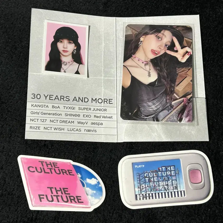 [BUNJANG] aespa Karina SM Town MP3 Polaroid Photocard Bundle Set / 에스파 카리나 SM타운 MP3 폴라로이드 아마겟돈 포카 일괄