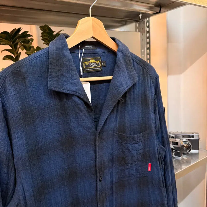 [BUNJANG] WTAPS Seersucker Flannel Pattern Shirt Jacket / 12SS 더블탭스 시어서커 플란넬패턴 셔츠 자켓 홈웨어