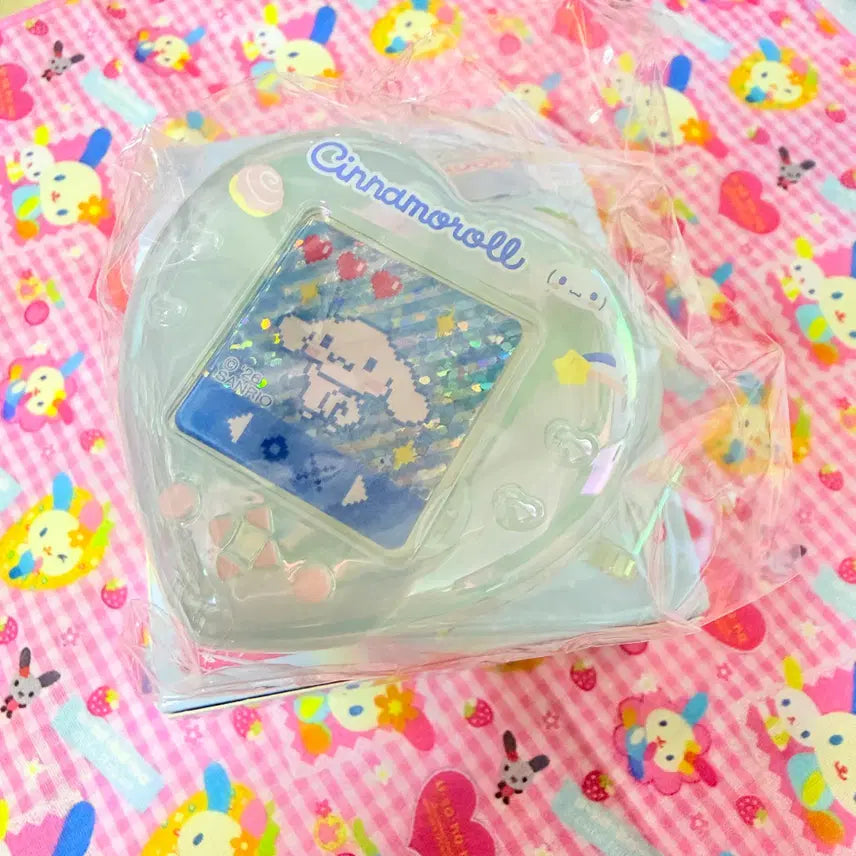 [SOLD OUT] 산리오 무네큥 헤이세이 게임기 키링 시나모롤