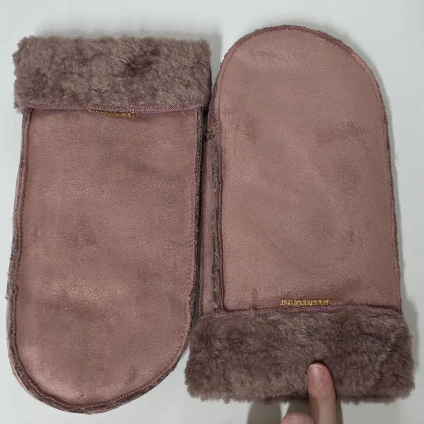[BUNJANG] Jill Stuart Mauton Mittens / 질스튜어트 무스탕 벙어리 장갑
