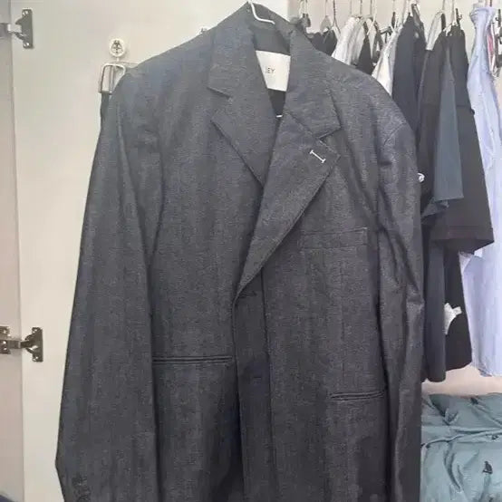 [BUNJANG] IEY Denim Blazer Set L / [판매]IEY 데님 블레이저 셋업 L