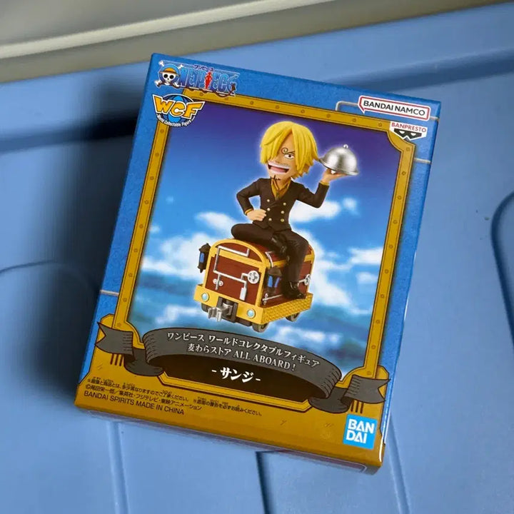 [BUNJANG] One Piece World Collectable Sanji Figure / 원피스 월콜 무기와라 기차 상디 피규어