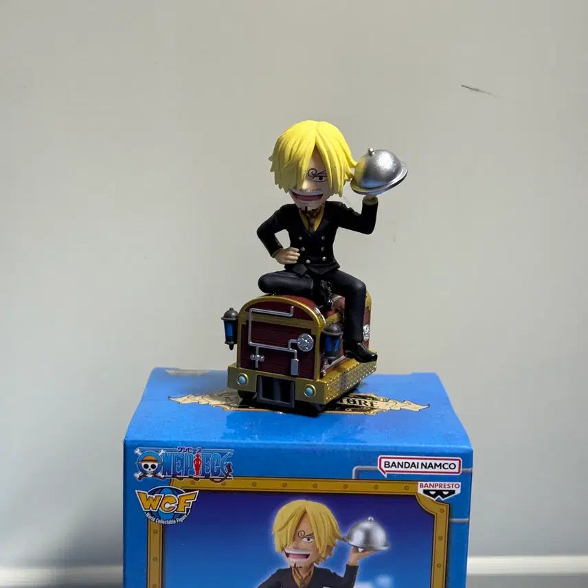 [BUNJANG] One Piece World Collectable Sanji Figure / 원피스 월콜 무기와라 기차 상디 피규어