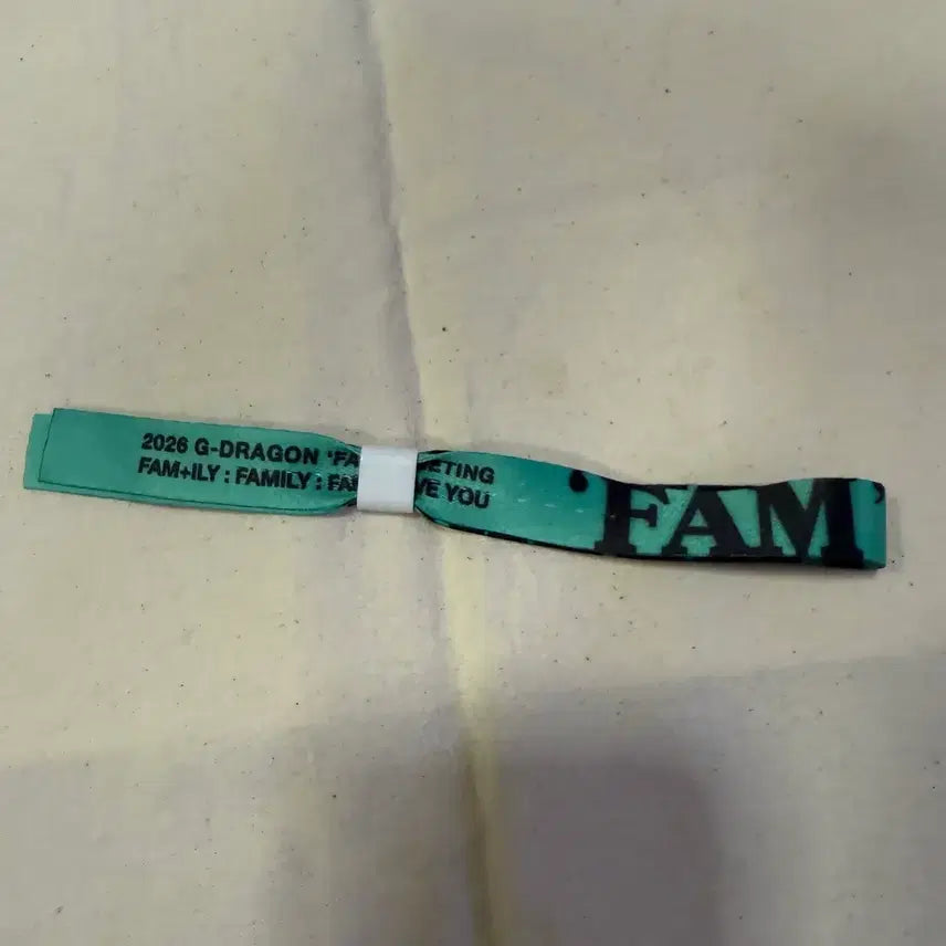 [BUNJANG] G-Dragon GD Fanmeeting First Day Wristband / 지드래곤 지디 팬미팅 첫날 첫콘 입장팔찌