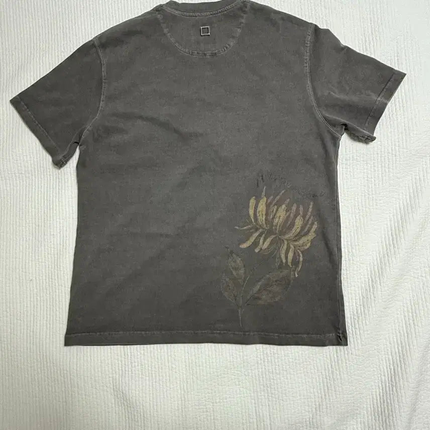 [SOLD OUT] 우영미 페이드플라워  그레이 반팔티셔츠 44