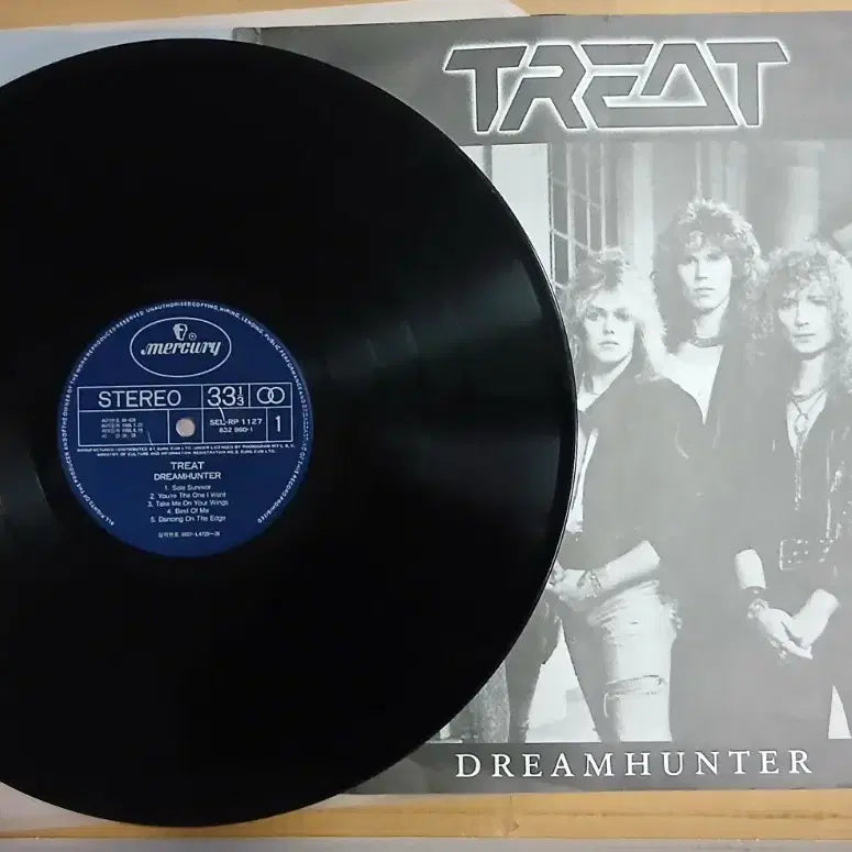 [BUNJANG] TREAT Dreamhunter Vinyl LP Record / (글확인) 헤비메탈 TREAT Dreamhunter 라이센스 가사재중