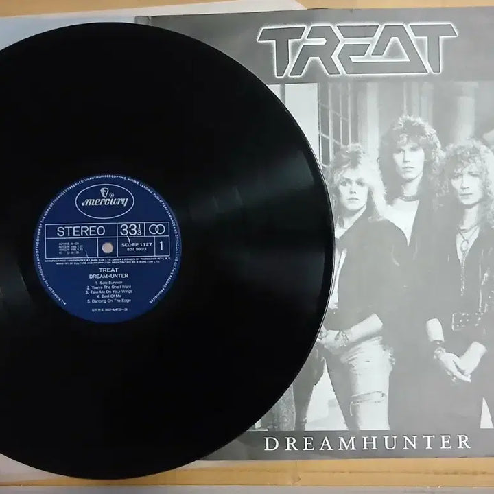 [BUNJANG] TREAT Dreamhunter Vinyl LP Record / (글확인) 헤비메탈 TREAT Dreamhunter 라이센스 가사재중