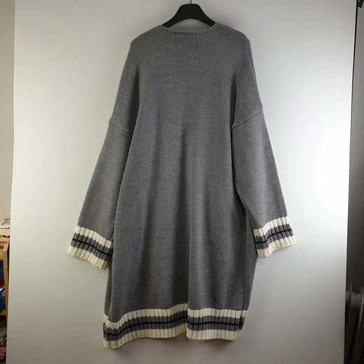 [BUNJANG] DLAND Gray Knit Long Cardigan / DLAND 여성2SIZE 그레이 니트 롱가디건 M5764