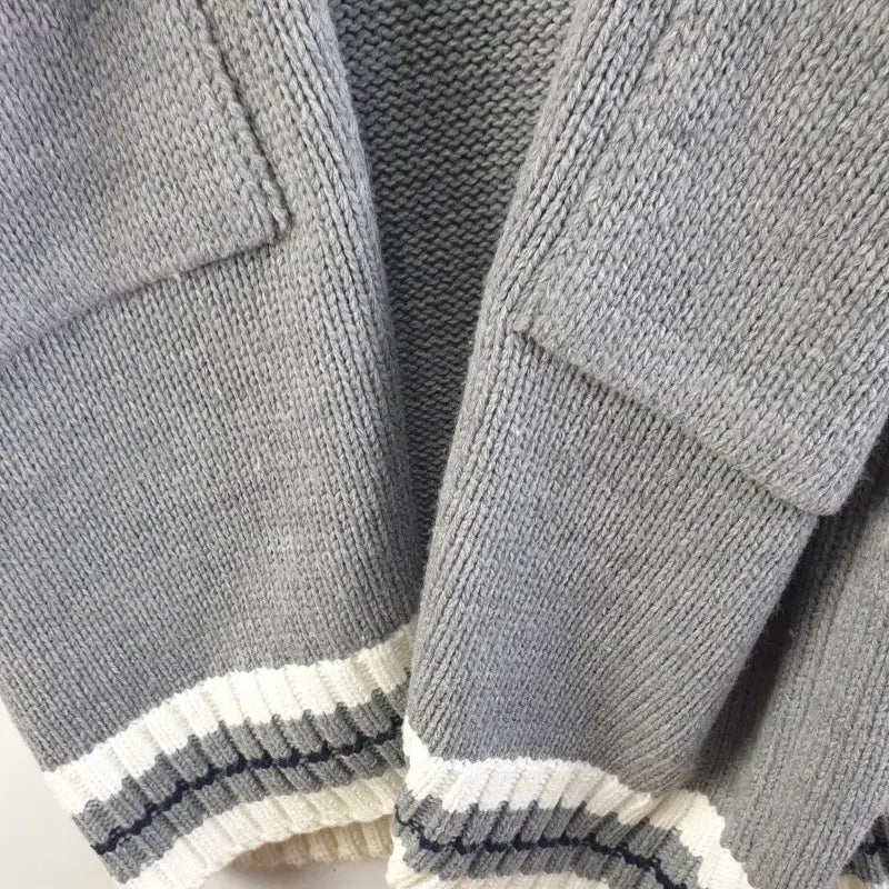 [BUNJANG] DLAND Gray Knit Long Cardigan / DLAND 여성2SIZE 그레이 니트 롱가디건 M5764