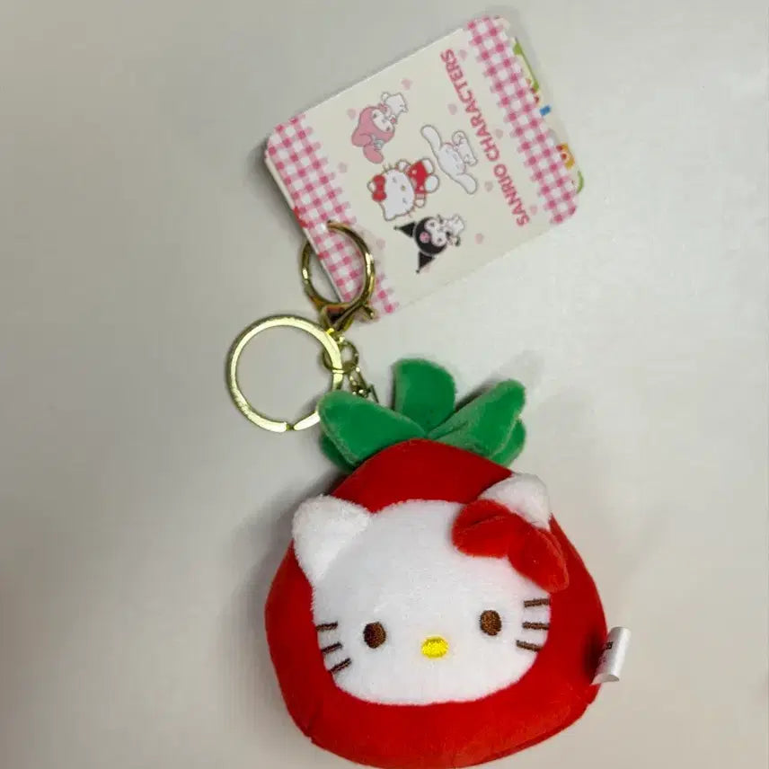 [BUNJANG] Hello Kitty Tomato Charm / 헬로키티 토마토 키링 새상품