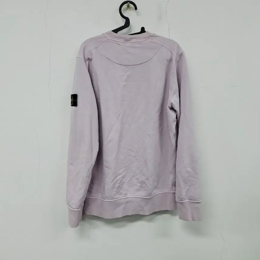 [BUNJANG] Stone Island Crewneck Sweatshirt L Rose Pink / 스톤아일랜드 매장판 와펜 크루넥 스웨트셔츠 맨투맨 티셔츠 L 로즈 핑크