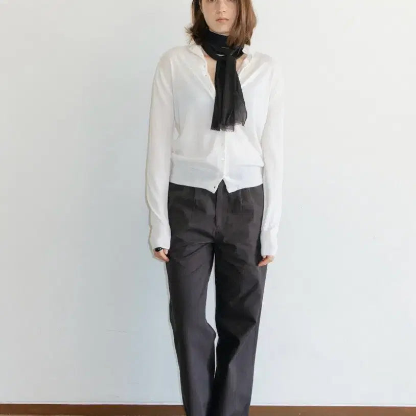 [BUNJANG] Le ete High Neck Button Cardigan - Ivory / Le ete 르에떼 하이넥 버튼 가디건 아이보리