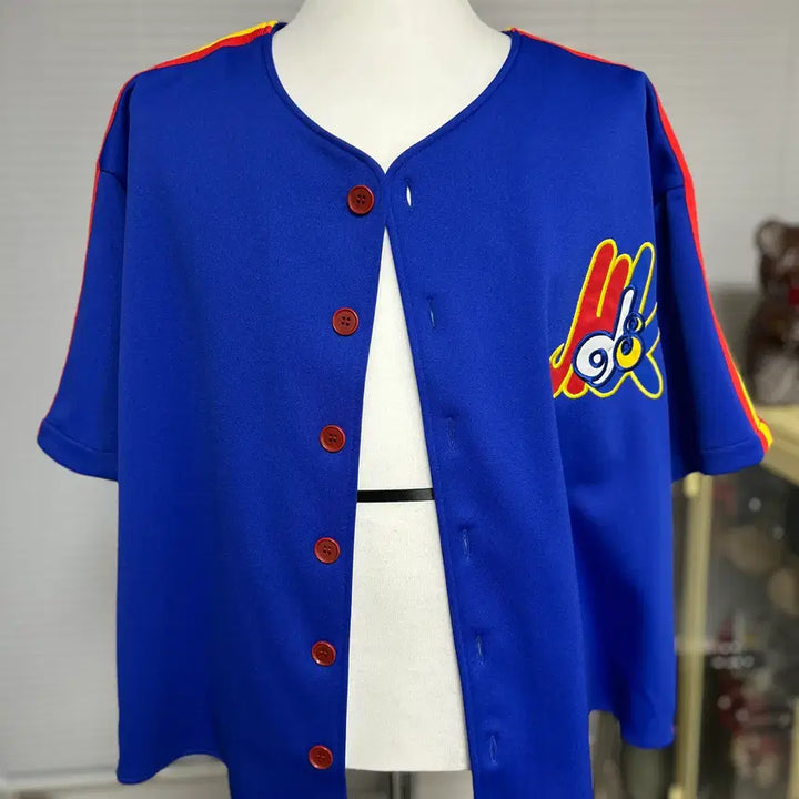 [BUNJANG] MINDSEEKER Lettering Embroidered Baseball Jersey / 마인드시커 MINDSEEKER  레터링 자수 베이스볼져지 S