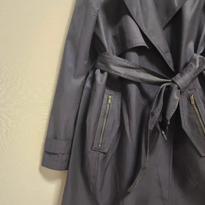 [BUNJANG] LIST Double Breasted Trench Coat - Navy / 리스트 LIST 더블 봄 트렌치코트 네이비
