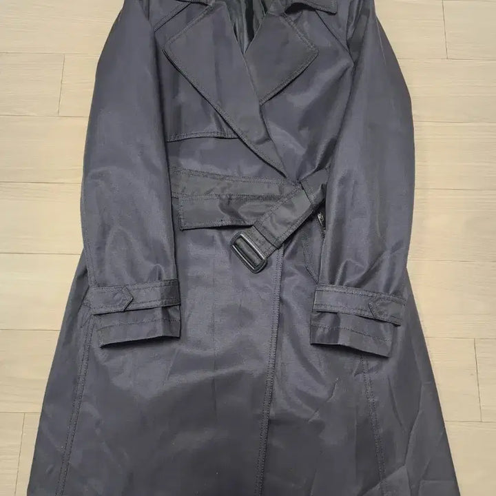 [BUNJANG] LIST Double Breasted Trench Coat - Navy / 리스트 LIST 더블 봄 트렌치코트 네이비