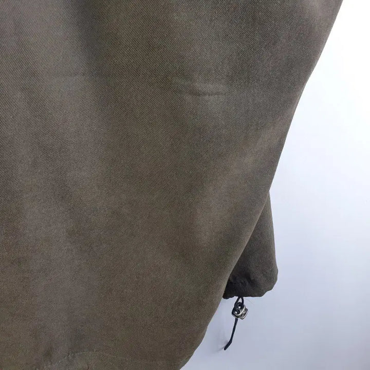 [BUNJANG] Free Size Khaki Hooded Long Jacket / 여성FREE 가오리 카키 후드 롱자켓 M5731