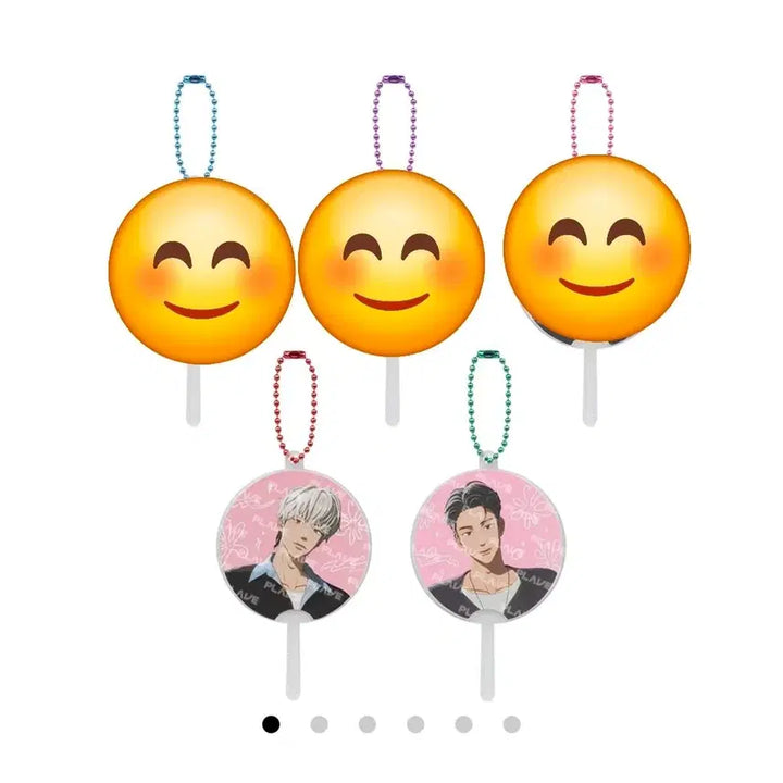 [BUNJANG] Zerobaseone Seok Matthew Eunho Hamin Hide &amp; Seek Strap + Fan Keychain Bundle Set / 숨바꼭질 스트랩+은호,하민 부채키링