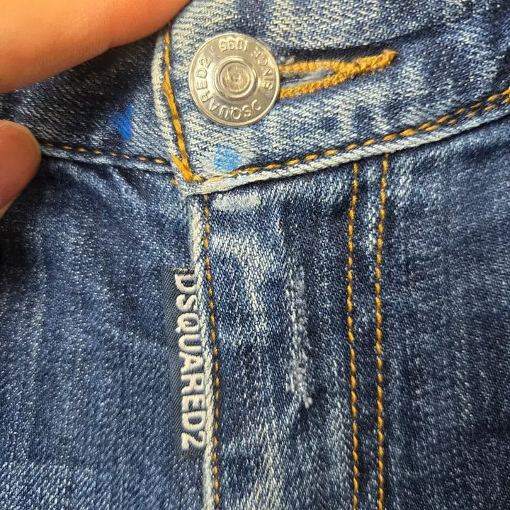 [BUNJANG] Dsquared2 Washed Denim Jeans / 디스퀘어드2 워싱 데님 청바지