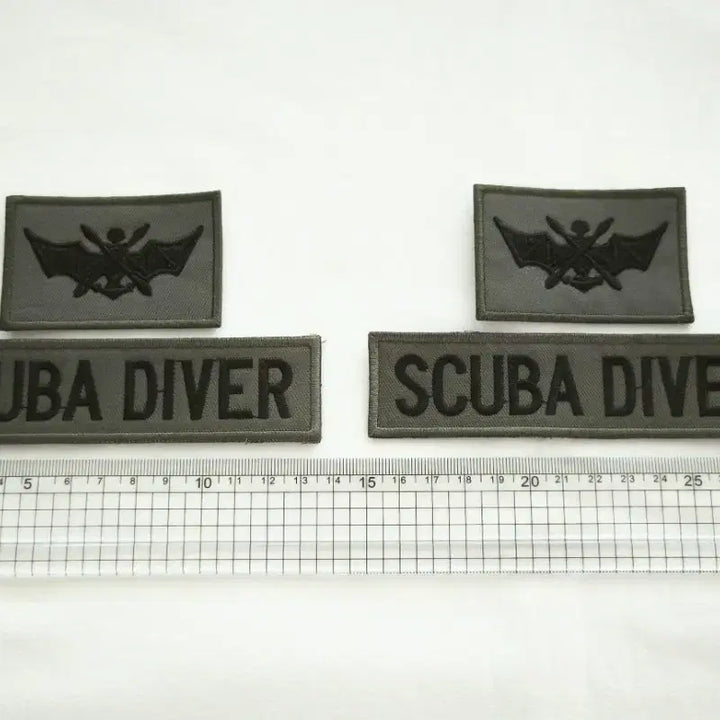 [BUNJANG] Republic of Korea Marine Corps Raider &amp; Scuba Diver Patch Set / 해병대 기습특공과 스쿠버 다이버 패치 세트입니다.