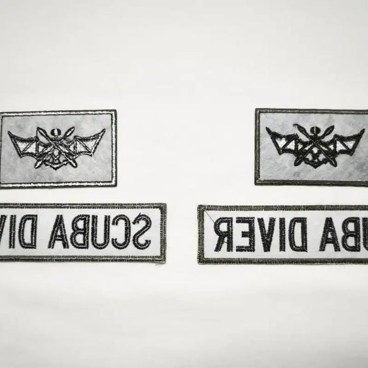 [BUNJANG] Republic of Korea Marine Corps Raider &amp; Scuba Diver Patch Set / 해병대 기습특공과 스쿠버 다이버 패치 세트입니다.