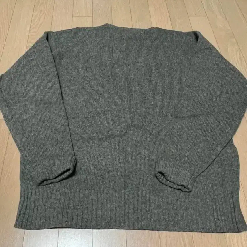 [BUNJANG] Polo Ralph Lauren Elbow Patch Knit Sweater / [XL] 폴로 랄프로렌 팔꿈치 패치 니트 그레이 램스울