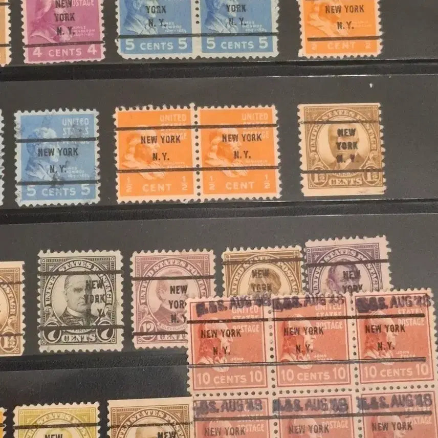 [BUNJANG] 1930s USA Classic Rare Stamp Collection / (3관/A01) 1930년 미국 클래식 희귀우표53선 모음(U3)저렴