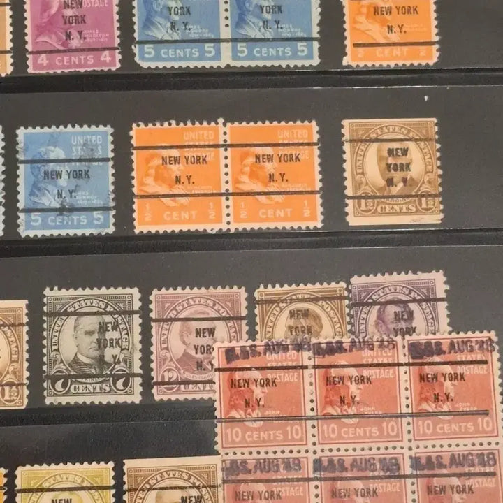 [BUNJANG] 1930s USA Classic Rare Stamp Collection / (3관/A01) 1930년 미국 클래식 희귀우표53선 모음(U3)저렴