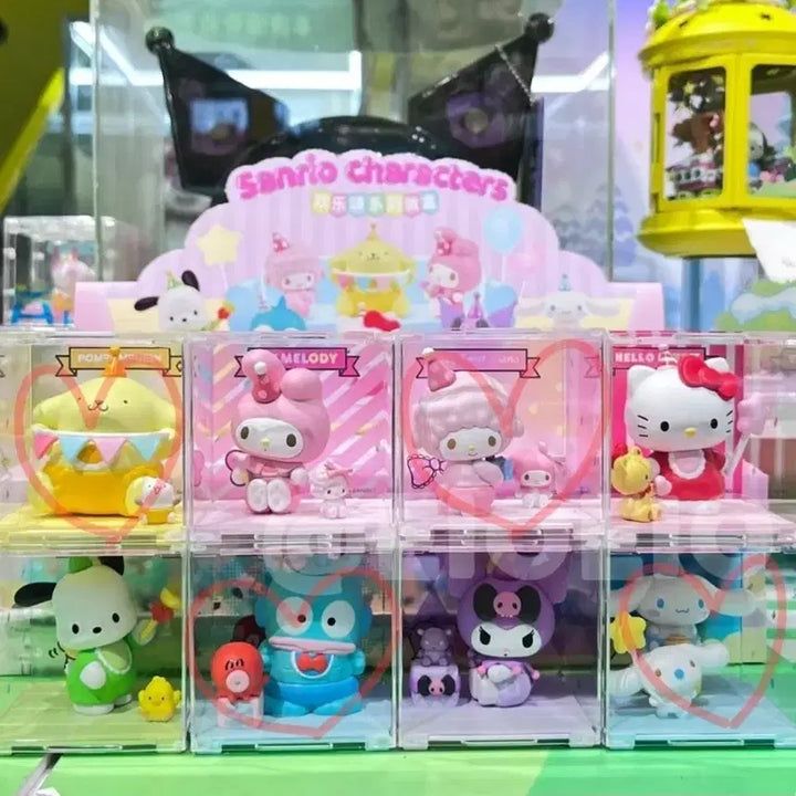 [BUNJANG] Sanrio Party Figure Bundle Set (Authentic) - 4 Pieces / 산리오 파티 피규어 (일괄,정품) 총 4개