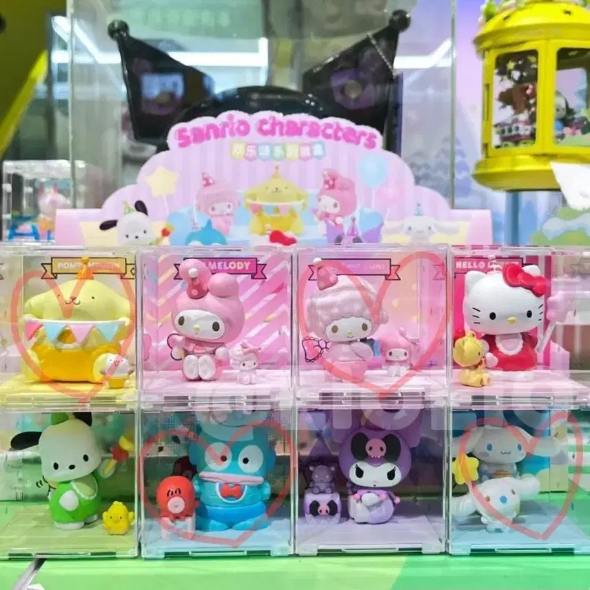 [BUNJANG] Sanrio Party Figure Bundle Set (Authentic) - 4 Pieces / 산리오 파티 피규어 (일괄,정품) 총 4개