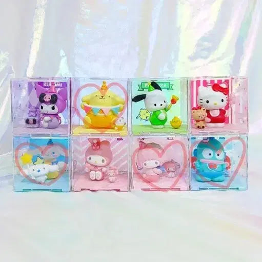 [BUNJANG] Sanrio Party Figure Bundle Set (Authentic) - 4 Pieces / 산리오 파티 피규어 (일괄,정품) 총 4개