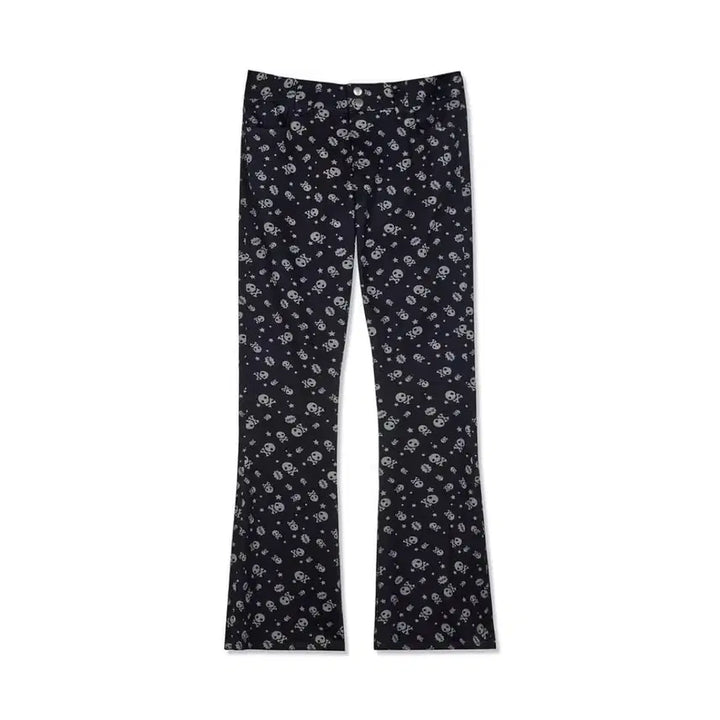 [BUNJANG] Momentel Skull Denim Pants / 모멘텔 스컬 데님 팬츠