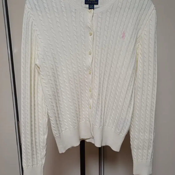[SOLD OUT] 폴로 랄프로렌 케이블 걸즈 가디건 XL_새상품_아이보리